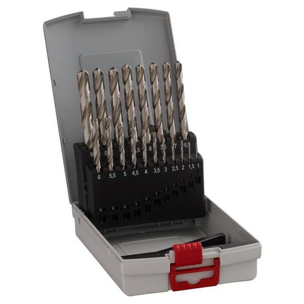Metallborsett Bosch HSS-G 19 deler