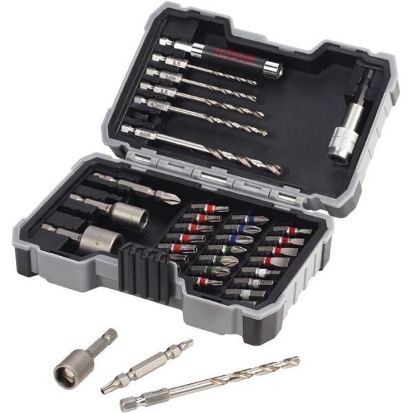 Bor- og bitssett Bosch 2607017328 Metal 35 deler