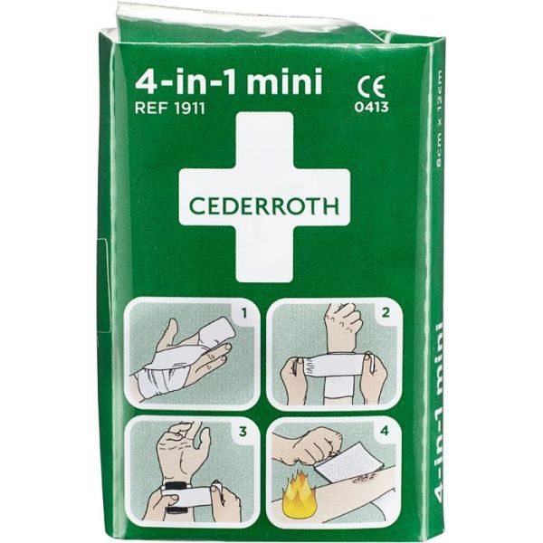 Ensiapuside Cederroth 1911 4-i-1 Mini