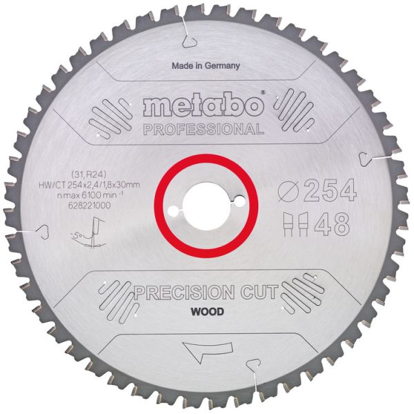 Sahanterä Metabo 628056000 315x30 mm 48T