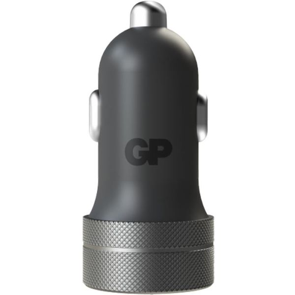Biladapter GP Batteries CC51 1 x USB A, 1 x USB C