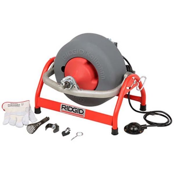 Rensemaskin Ridgid K-3800 230 V, autofeed 10 mm x 23 m