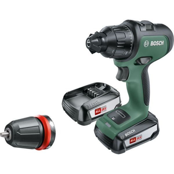 Slagborr Bosch DIY Advanced Impact 18 2 st 2,5Ah batterier och laddare