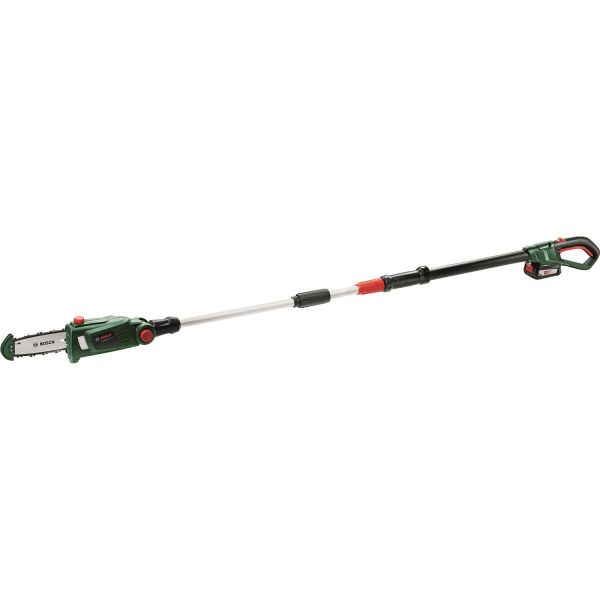 Grensåg Bosch DIY Universal Chain Pole 18 med 2,5Ah batteri och laddare