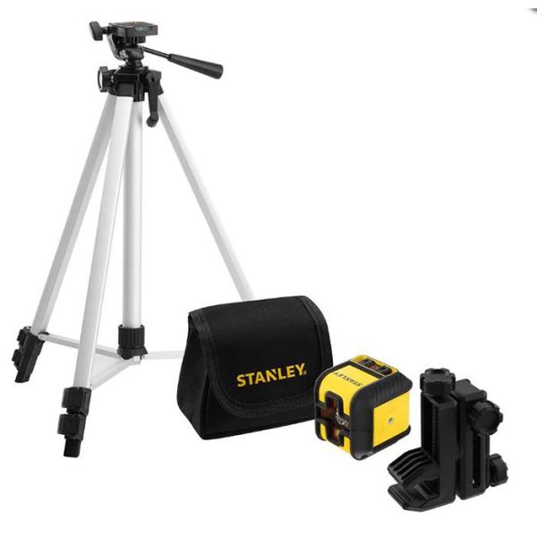 Korslaserpaket STANLEY Cubix Set med grön laser, stativ & väska