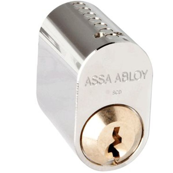 Låsesylinder ASSA 702 med 3 nøkler, forniklet