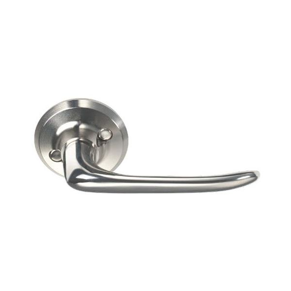 Dørhåndtak ASSA 640 40-75 mm Forniklet