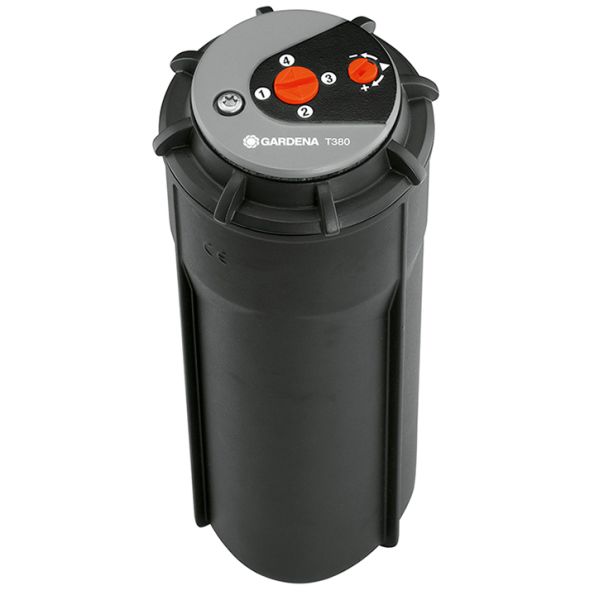 Pop-up-spreder Gardena T 380 turbodrevet