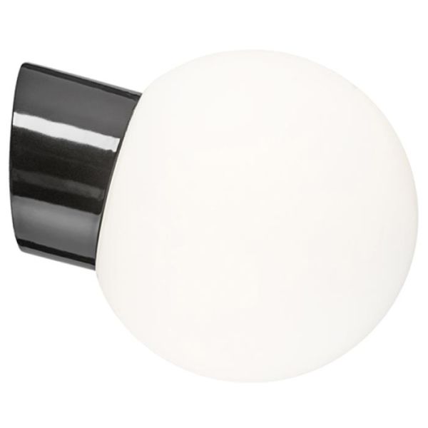 Väggarmatur Ifö Electric 6045-800-16 matt, sned, IP54, LED Svart