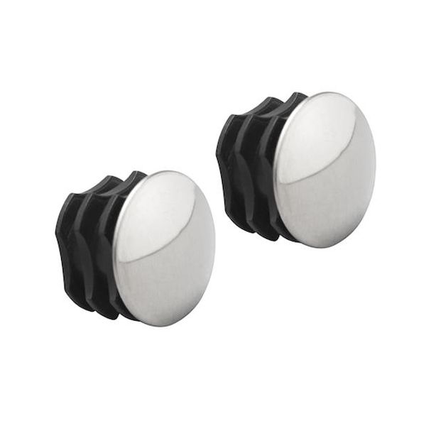 Klesstangsplugg Elfa 623905 Ø 25 x 18 mm, krom