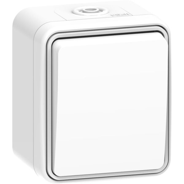 Strømbryter Gelia Connect 2 Home 1-polet, trapp, utenpåliggende, kapslet