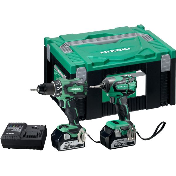 Verktøypakke HiKOKI KC18DBSL med batterier og lader