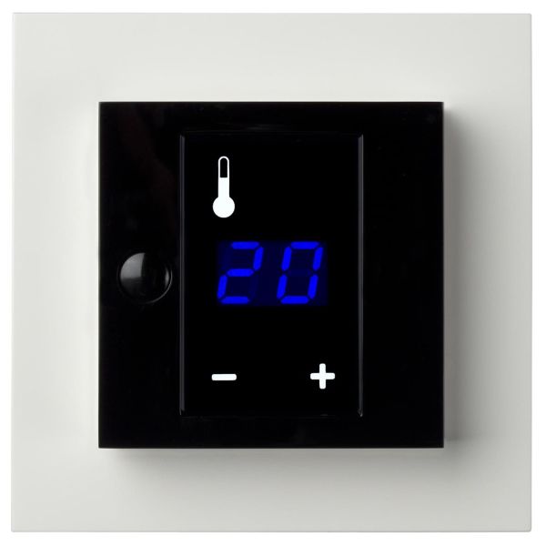 Termostat Elko Plus med display, 3600W Vit
