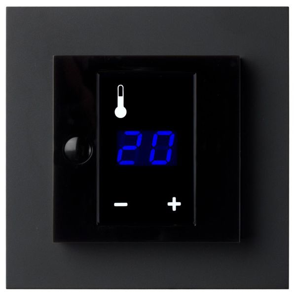 Termostat Elko Plus med display, 3600W Svart