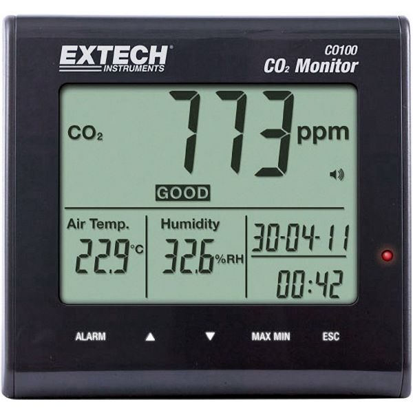 Karbondioksidmåler Extech CO100