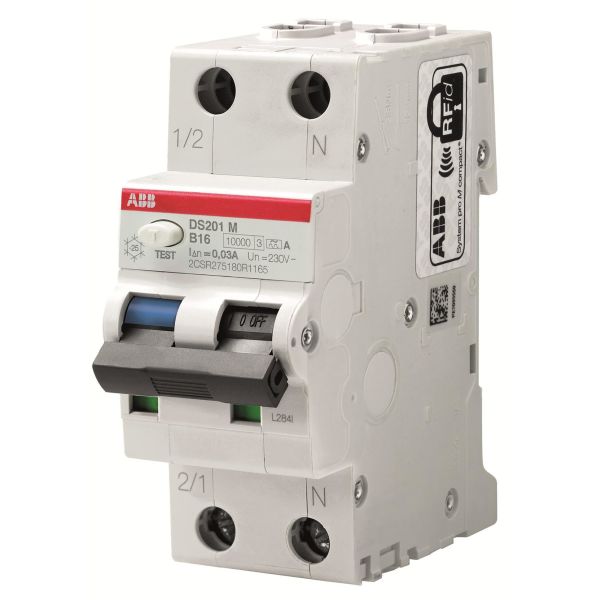 Personskyddsautomat ABB 2CSR275480R3254 10kA, C-karakteristik, typ APR DS201M M C25 APR300