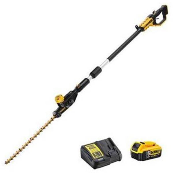 Häcksax Dewalt DCMPH566P1-QW med 5 Ah-batteri och laddare