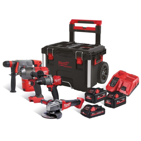 Verktøypakke Milwaukee M18 FPP4C-533P
