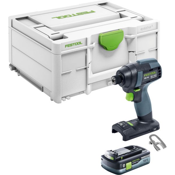 Slagskruvdragare Festool TID 18 Basic 4,0 med 4,0 Ah batteri