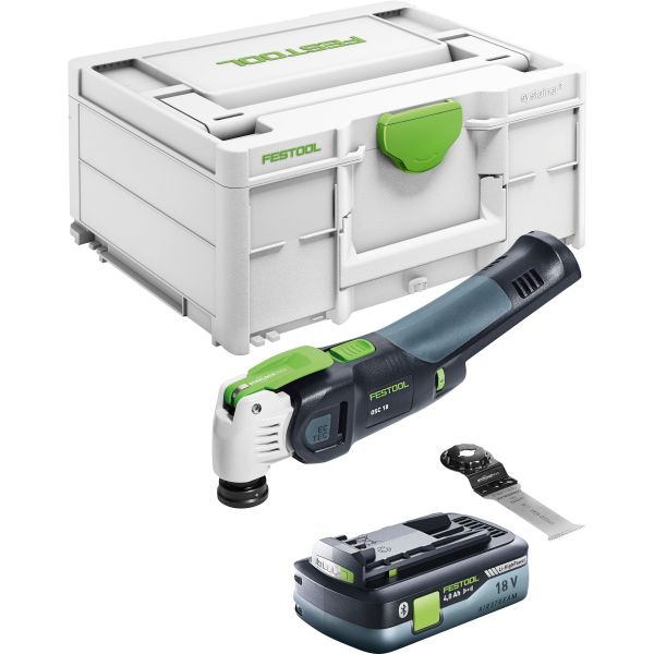 Monitoimityökalu Festool OSC 18 E-Basic 4,0 4,0 Ah akulla