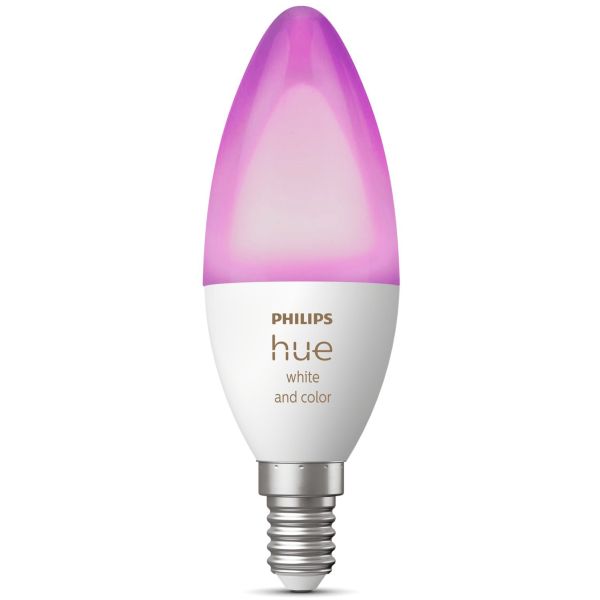 LED-lampe Philips Hue White and Color Ambiance 5.3 W, E14