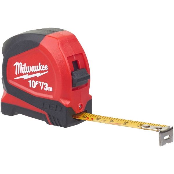 Rullamitta Milwaukee 48226602 LED-valolla