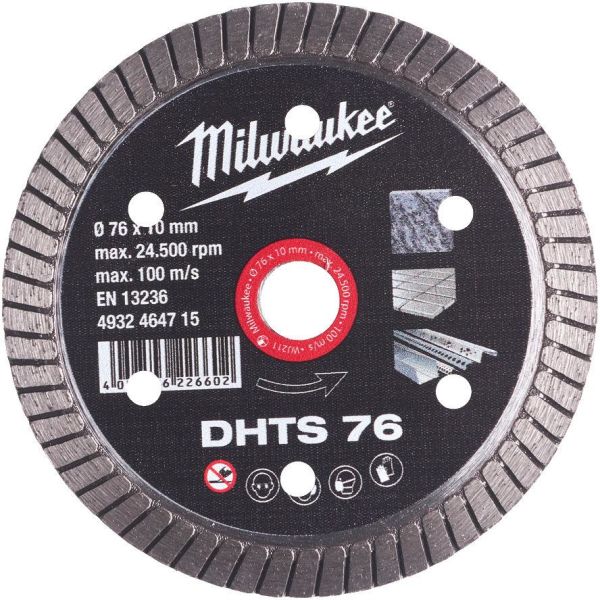 Diamantskapskive Milwaukee DHTS 76 Ø 76 mm