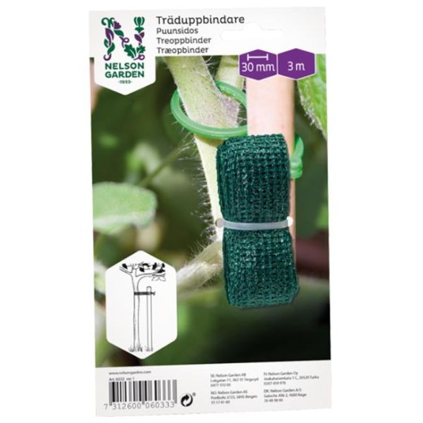 Träduppbindare Nelson Garden 6033 plastväv, 3 cm x 3 m