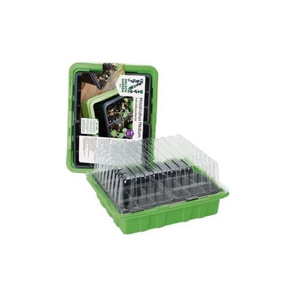 Minidrivhus Nelson Garden 5755 medium, med krukinsatser