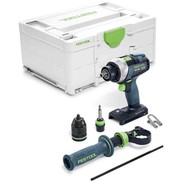 Skruvdragare Festool TDC 18/4 I-Basic med väska, utan batteri och laddare