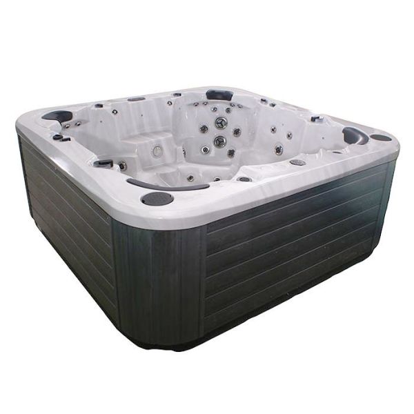 Spabad Swebad Platina 2,3 x 2,3 x 0,92 m, 1350L Sterling Silver