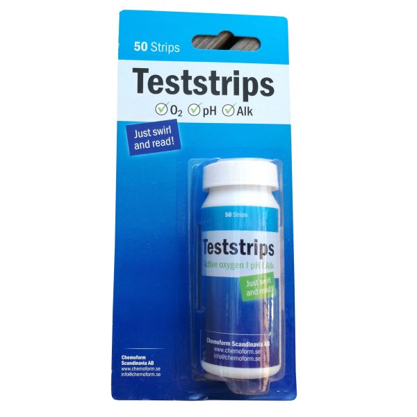 Teststrimler Planet Pool 2306753 pH / aktiv syre / alkalinitet, 50-pakning
