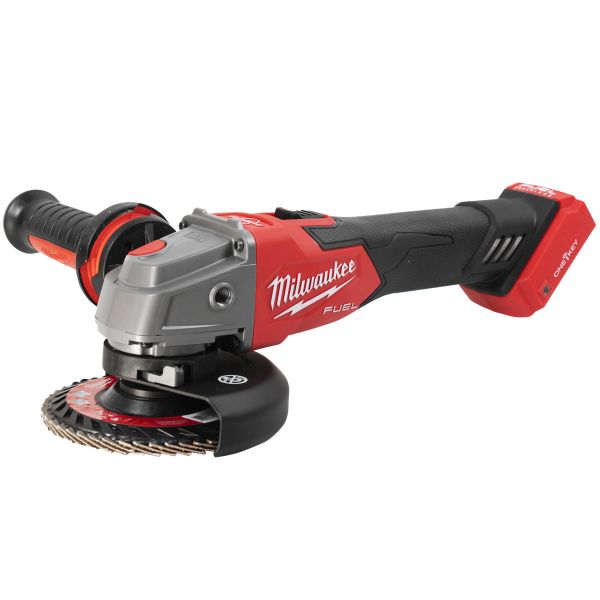 Kulmahiomakone Milwaukee M18ONEFSAG125XB0X ilman akkua ja laturia