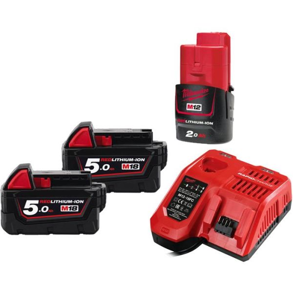 Laddpaket Milwaukee M18 NRG-502