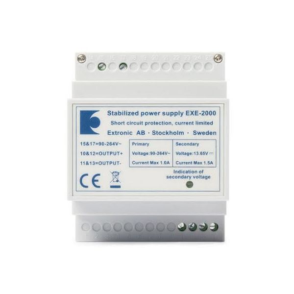 Likeretter Extronic 18108 maks. 1,5A, 230 VAC, 13,65 VDC/1,5A, 20 VA